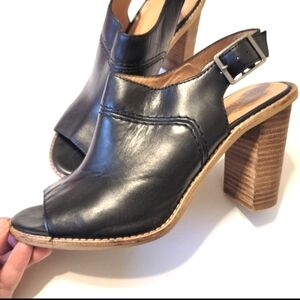 Madewell leather heels Size 9.5